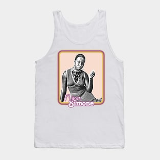 Nina Simone //// Retro Fan Art Design Tank Top